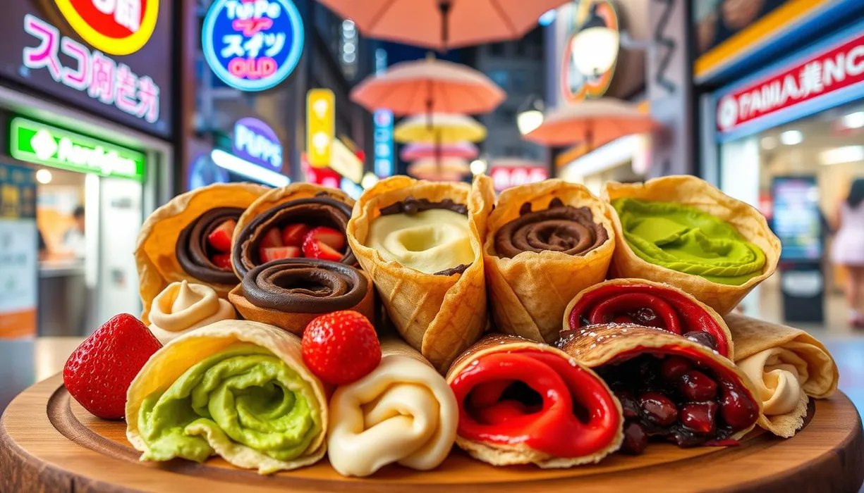 cover for Discover Authentic Japanese Crepes Harajuku Style