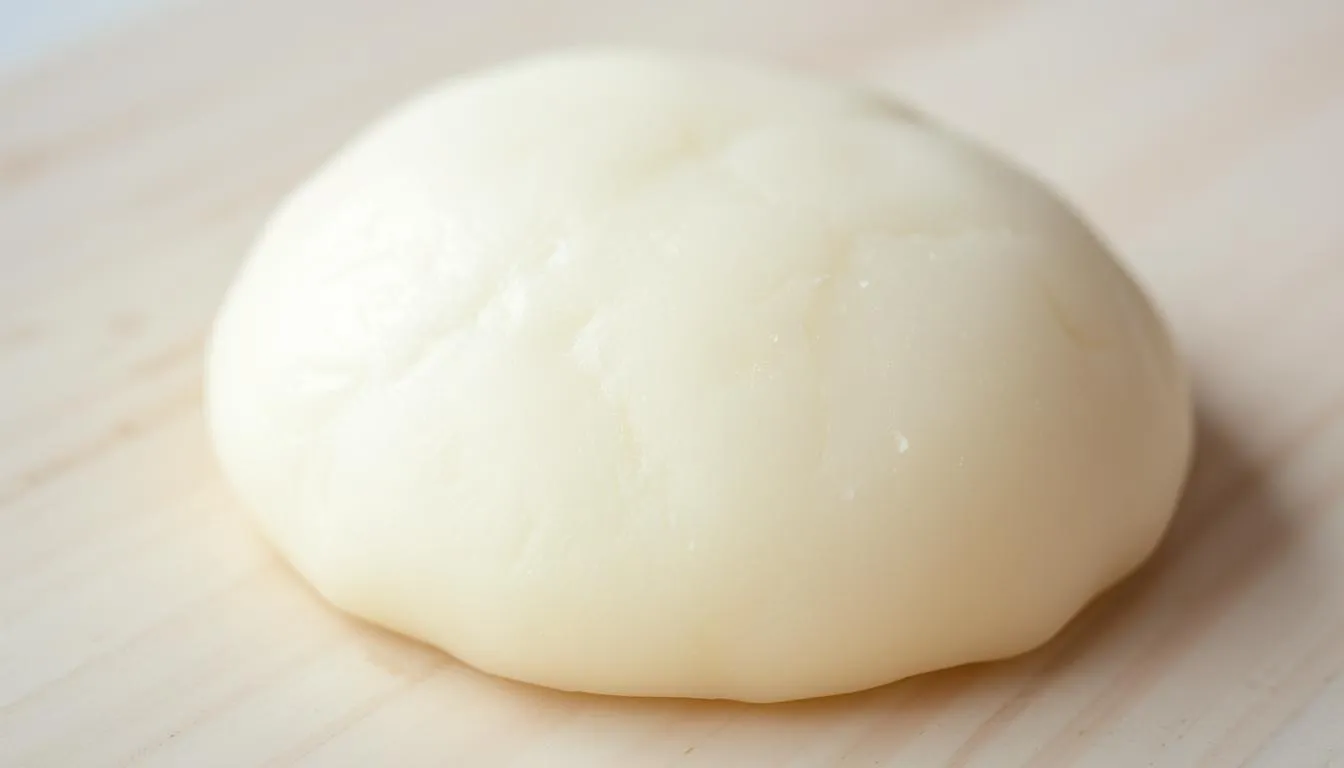 glutinous rice dough for mochi ice cream