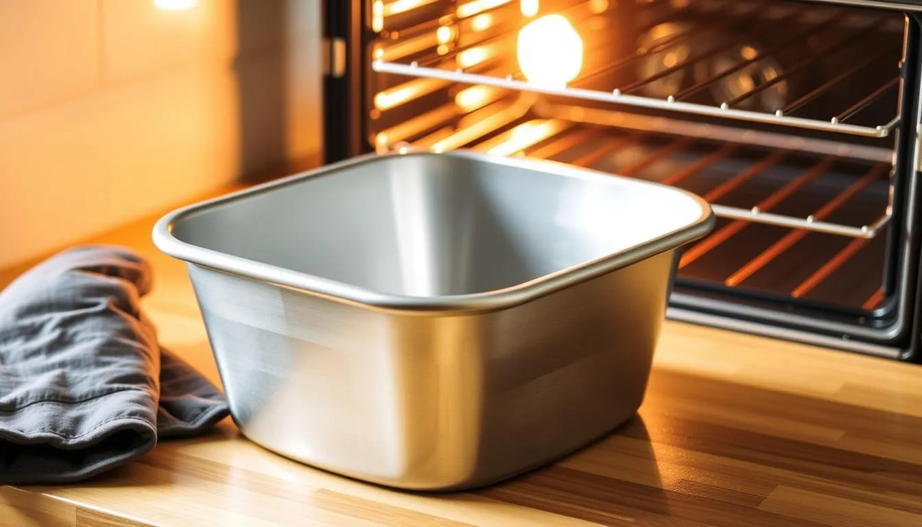 pan and oven setup