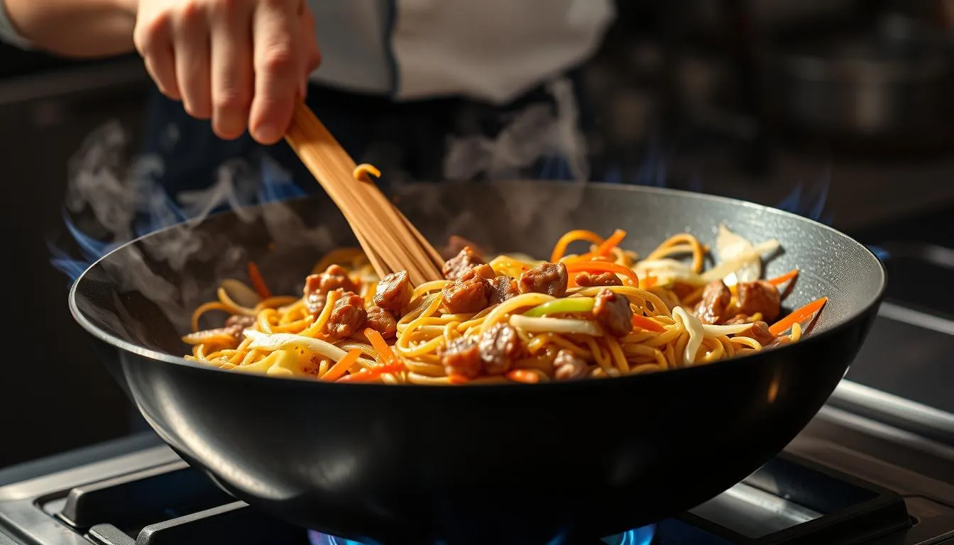 how to cook yakisoba