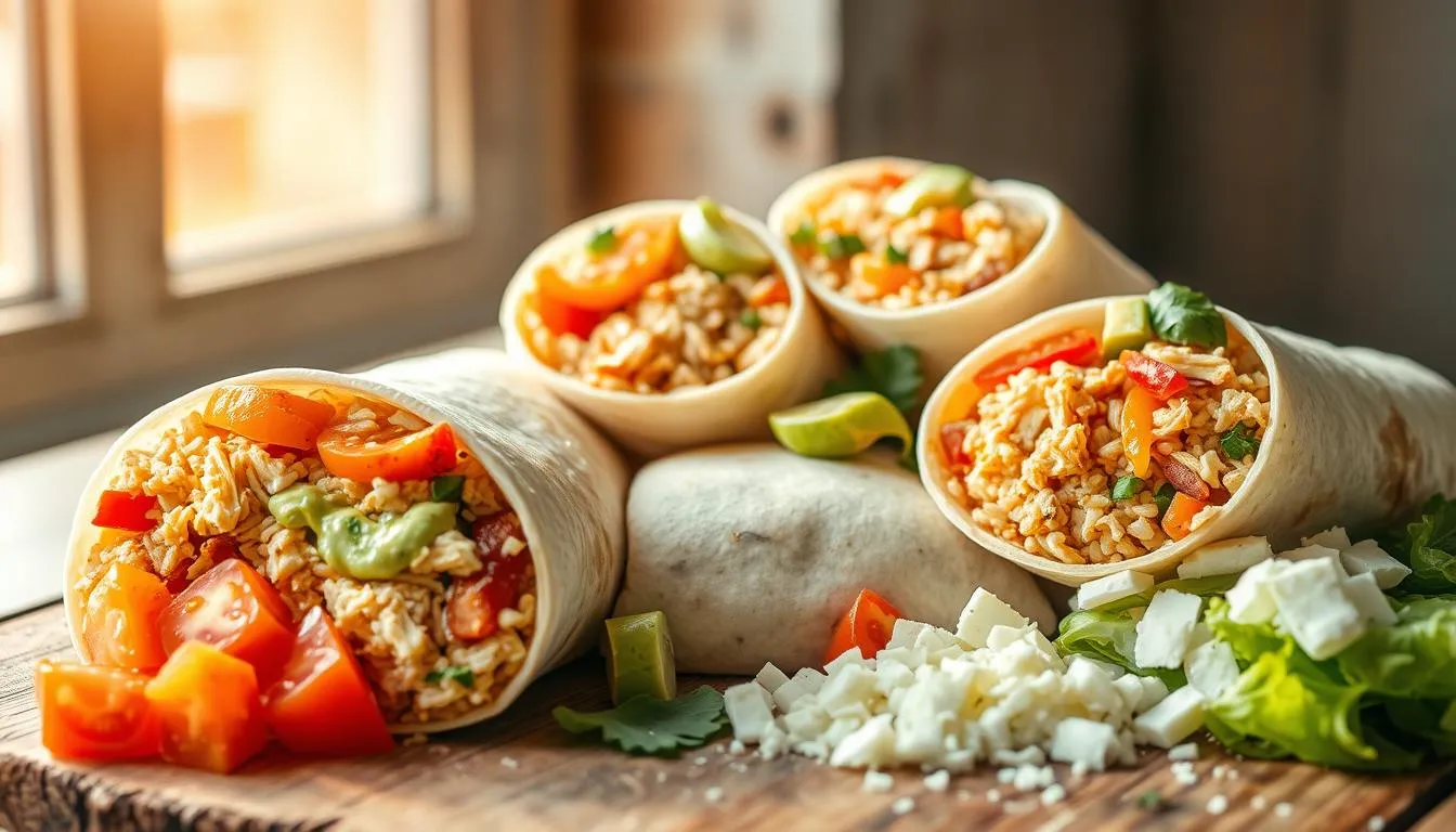 meal prep burritos